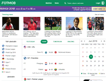 Tablet Screenshot of fotmob.com